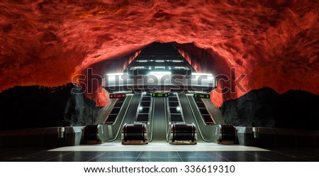 Stockholm Metro (Solna Centrum)