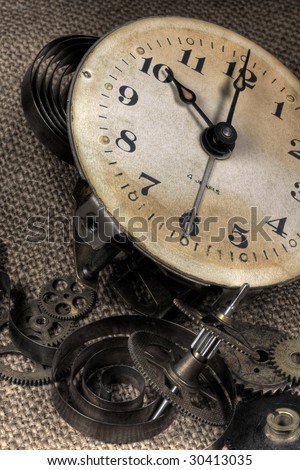 Old broken clock