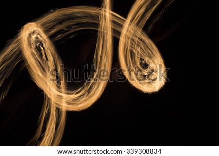 Abstract long exposure of fire, perfect for a composite or effects plates