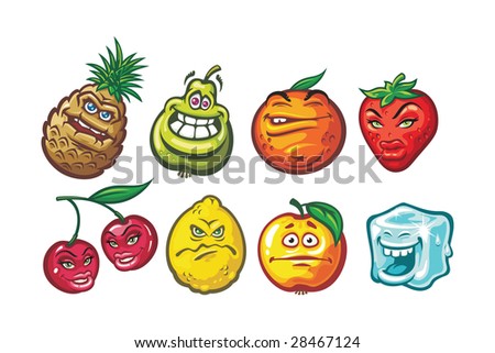 Fruit Cartoon Funny