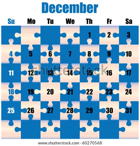 calendar december 2011. December - 2011