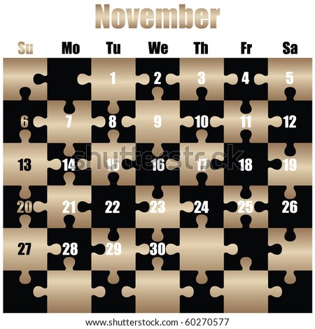 calendar november 2011. November - 2011