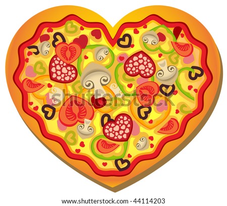 Heart+shaped+pizza