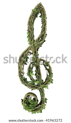Ivy nature music symbol