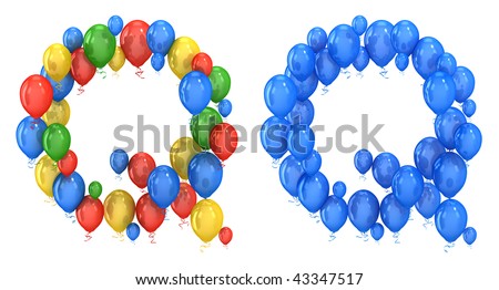 Balloons font color