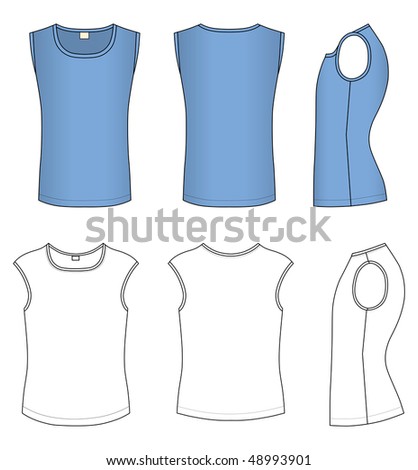 polo shirt outline. stock vector : Outline blue