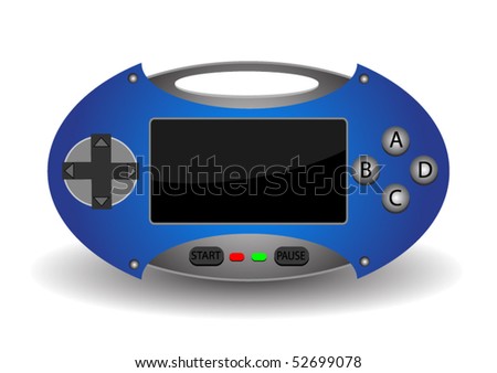 Game Console Vector