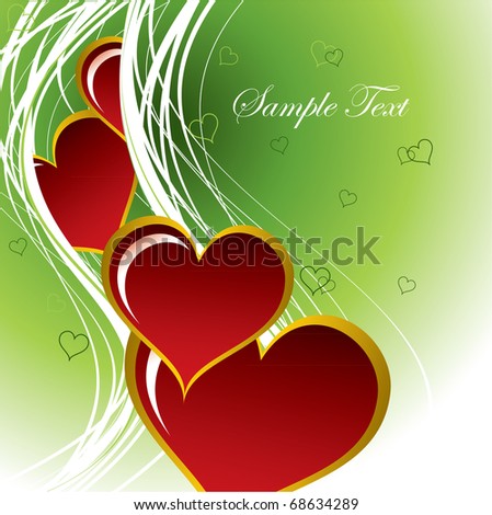 Valentines Background. Eps10 Format. Vector Illustration.