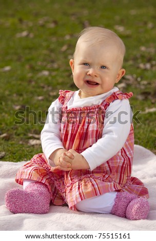 stock photo praying baby
