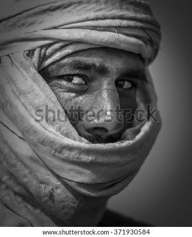 Local Emirati man. Bedouin from United Arab Emirates