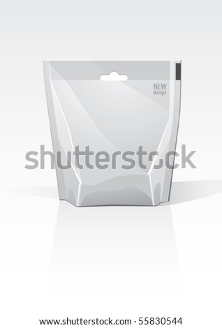 Snack package, for new design, vector