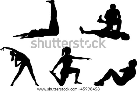 Fitness Stock Vector Illustration 45998458 : Shutterstock