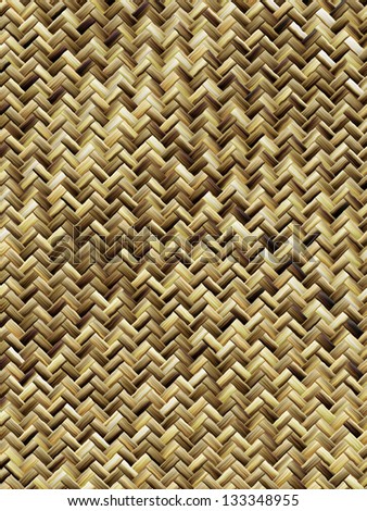 Abstract generated woven reeds texture vintage background