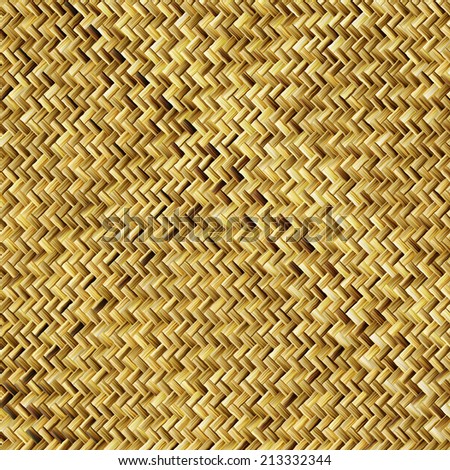Natural woven reeds textured basket background, digital illustration
