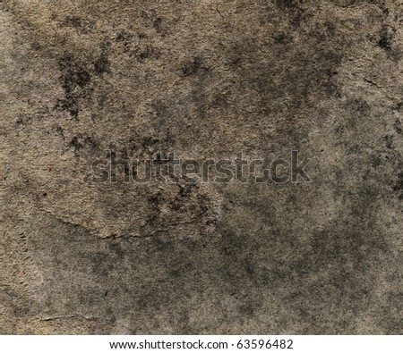 Textured stained rough grunge paper with natural fiber parts