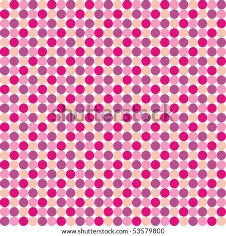 Pattern from pink violet circles