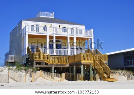Luxury beach rental home