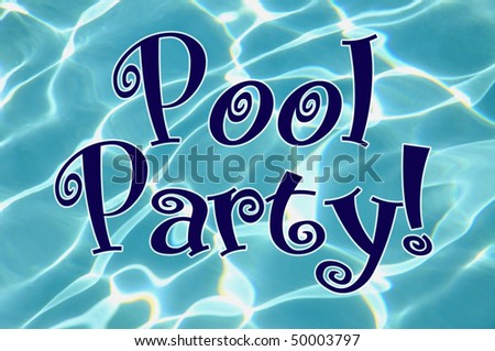 stock photo Pool Party concept