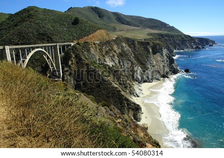 pacific coast highway. stock photo : Pacific Coast