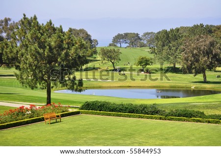 pretty golf course