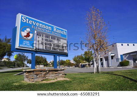 LOS ANGELES - NOVEMBER 12: School closure due to California State Budget Crisis. November 12, 2010, Los Angeles County California.