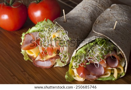 wrap sandwich