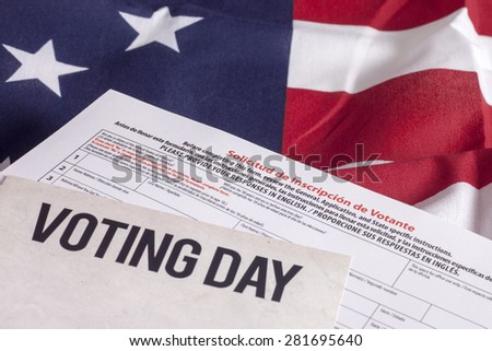 Voter Registration Application for presidential election 2016