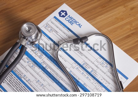 A printed new patient information form