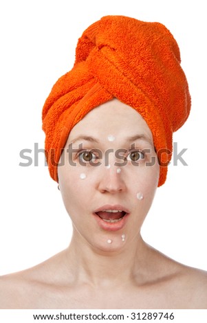 Orange Face Girl