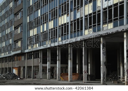 Abandoned business premises in Bristol UK
