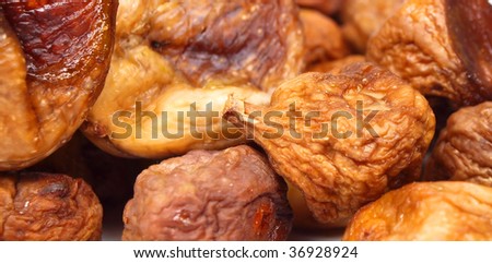 Dry figs background