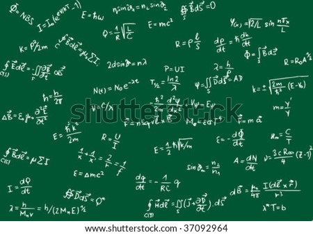physics wallpaper. Blackboard with physics