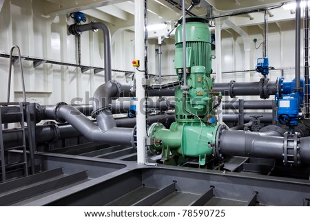 Piping system and electric pump.