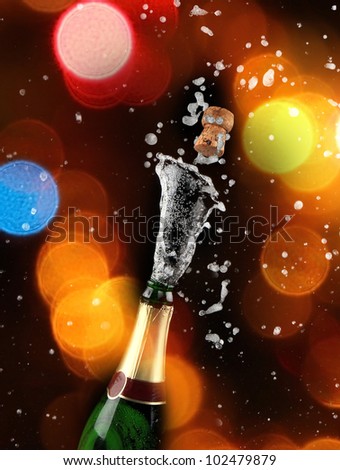close up of champagne