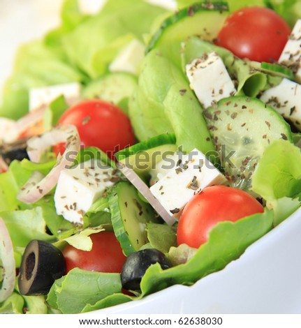 Fresh healthy garden salad