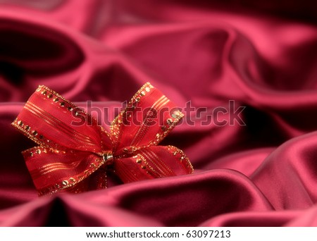 Luxury red satin background