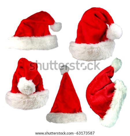 Santa cap collection Santa cap collection