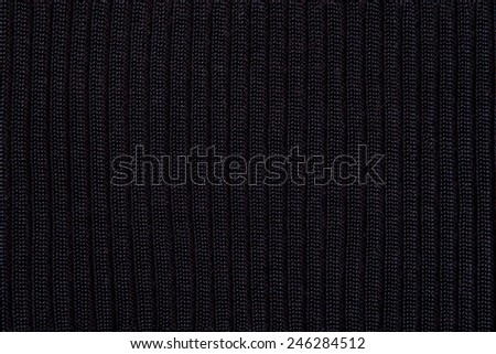 Background striped black fabric. Texture patterns materials. Textiles.