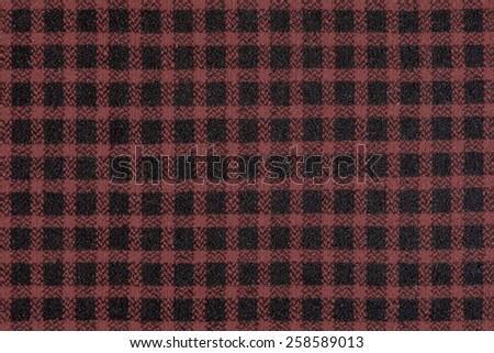 Background plaid fabric. Texture patterns materials. Textiles. black and red