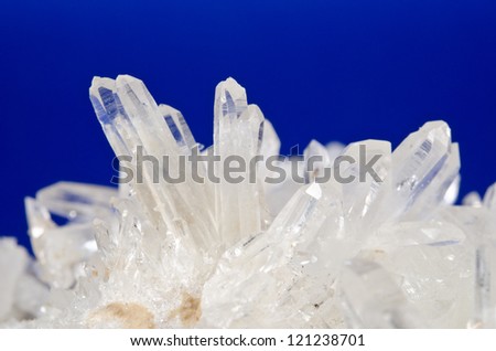 cluster of mountain crystals