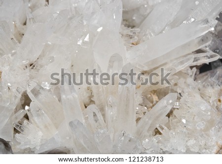 mountain crystal macro