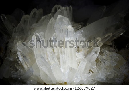 backlit pure mountain quartz
