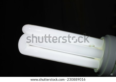 shining fluorescent lamp (flashed)