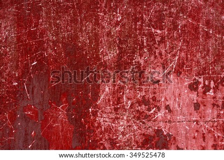 Red Abstract Background. Red Old Grunge Pattern. Red Rusty Texture.