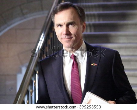 OTTAWA, CANADA  ?? MARCH 22, 2016: Bill Morneau is finance minister in the Liberal government of Prime Minister Justin Trudeau.
