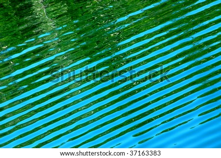 Abstract background of water pattern while cruising on the upper waterton lake, waterton lakes national park, alberta, canada