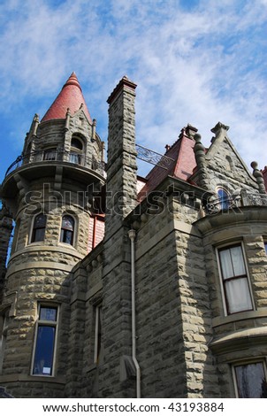 The historic craigdarroch castle (built in 1890) in downtown victoria, british columbia, canada