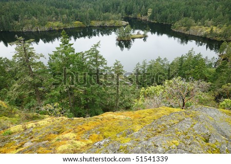 Thetis lake regional park, vancouver island, british columbia canada