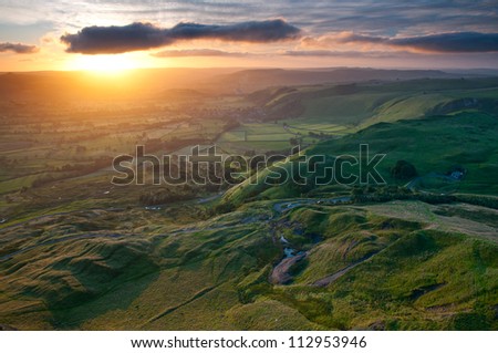 Sunrise On Hope Valley, Peak District