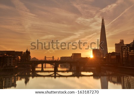 London Skyline From The Milleneum Bridge